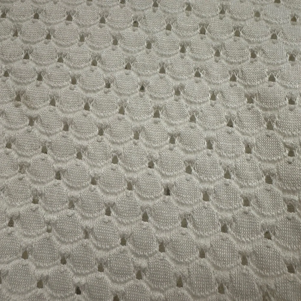 Elle Cream Textured Sleeveless Wanderlust Feminine top - Picture 6 of 8